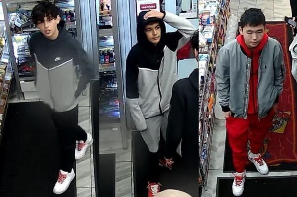 three suspects on camera in co<em></em>nvenience store