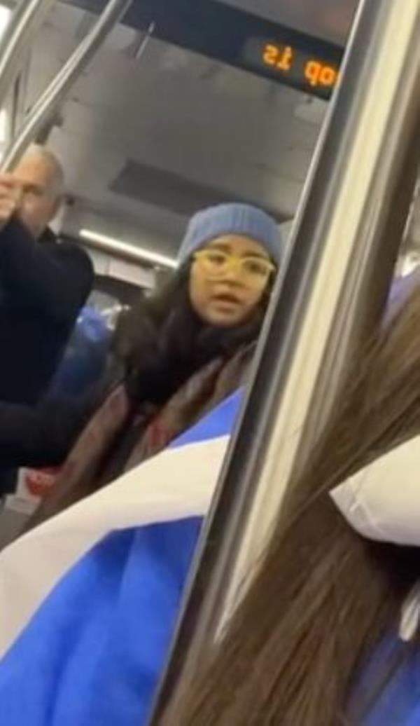 The unidentified woman yelling at the girls on the DC Metro. 