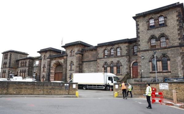 LONDON, ENGLAND - SEPTEMBER 12: The front entrance of HMP Wandsworth is seen on September 12, 2023 in London, England. HMP Wandsworth is a category B men's prison and one of the largest in the UK, housing 1615 priso<em></em>ners as of November 2022. (Photo by Peter Nicholls/Getty Images)