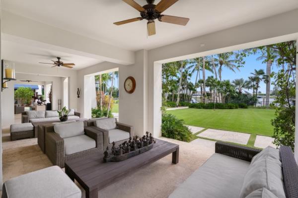 It was originally bought by O'Do<em></em>nnell in 1999 for $6.75 million and later sold to Dr. David Frankel and his wife Linda, who renovated the estate extensively, adding features like a mango grove and redoing the landscaping.