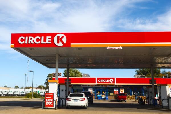 Circle K petrol station is seen in Illinois, United States