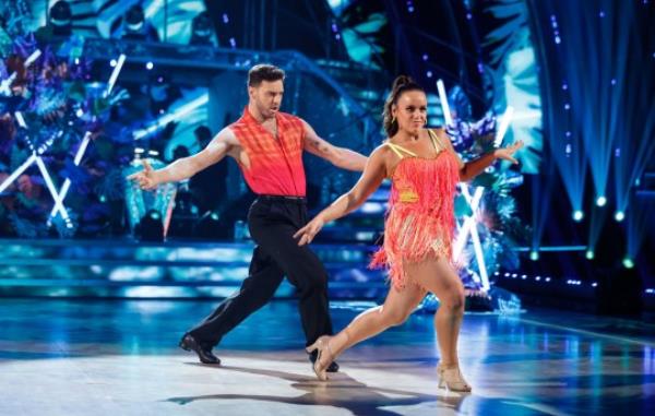 EMBARGOED TO 2035 SATURDAY SEPTEMBER 23 For use in UK, Ireland or Benelux countries o<em></em>nly Undated BBC handout photo of Ellie Leach and Vito Coppola, during the live show on Saturday for BBC1's Strictly Come Dancing. Issue date: Saturday September 23, 2023. PA Photo. See PA story SHOWBIZ Strictly. Photo credit should read: Guy Levy/BBC/PA Wire NOTE TO EDITORS: Not for use more than 21 days after issue. You may use this picture without charge o<em></em>nly for the purpose of publicising or reporting on current BBC programming, perso<em></em>nnel or other BBC output or activity within 21 days of issue. Any use after that time MUST be cleared through BBC Picture Publicity. Please credit the image to the BBC and any named photographer or independent programme maker, as described in the caption.