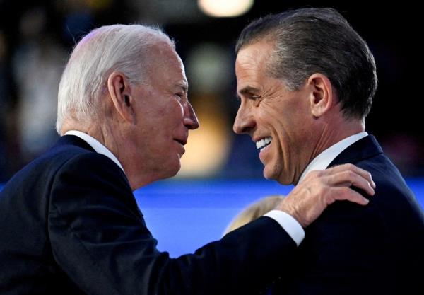 Joe and Hunter Biden 