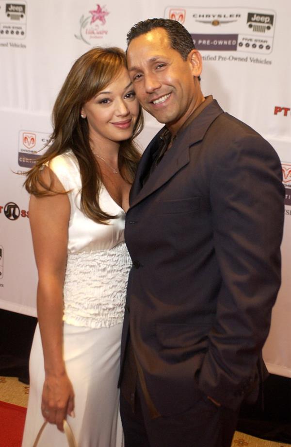 Leah Remini and Angelo Pagán in Las Vegas. 