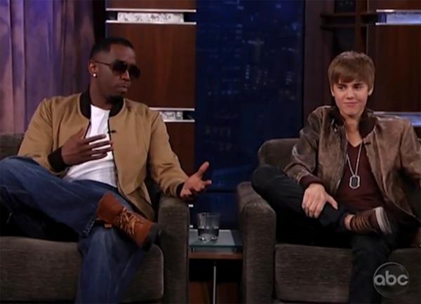 Justin Bieber and Diddy on 