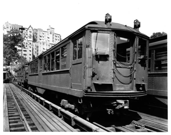 Vintage subway train. 