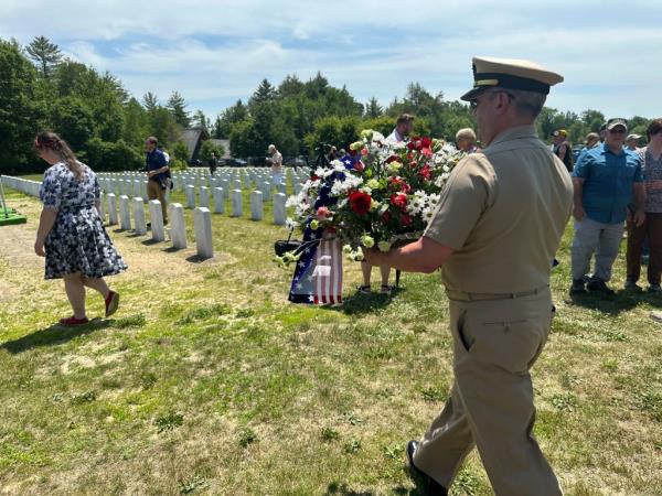 Brooks' burial was marked by a 21-gun salute, a pilot who performed a flyover, a motorcycle escort and full ho<em></em>nors thanks to the help of multiple military groups from across the state.