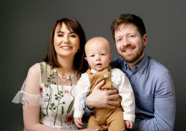 Katie & Richard Leaning, with their son, Nathaniel