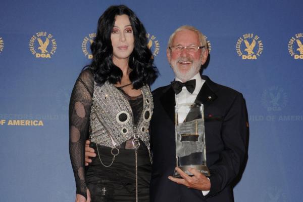 Cher with Norman Jewison in 2010. 