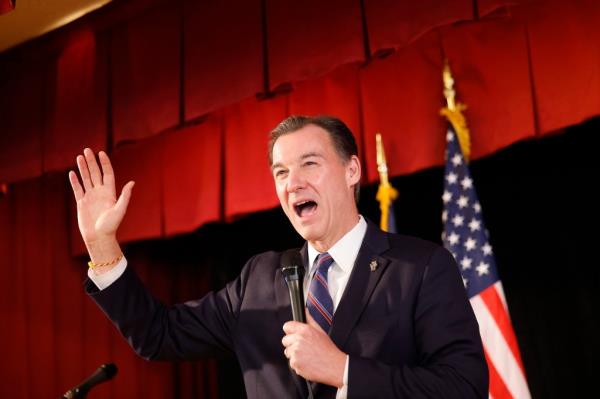 Tom Suozzi also clashed with Philip on immigration and border security.