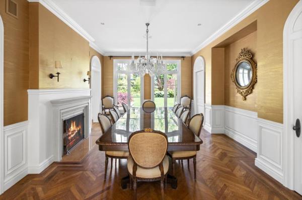 The formal dining room.