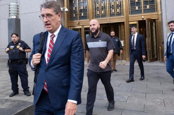 Former Mayor's Office Community Affairs Unit Official Mohamed Bahi leaves Manhattan Federal Court after his arraignment Tuesday, Oct. 8, 2024. 