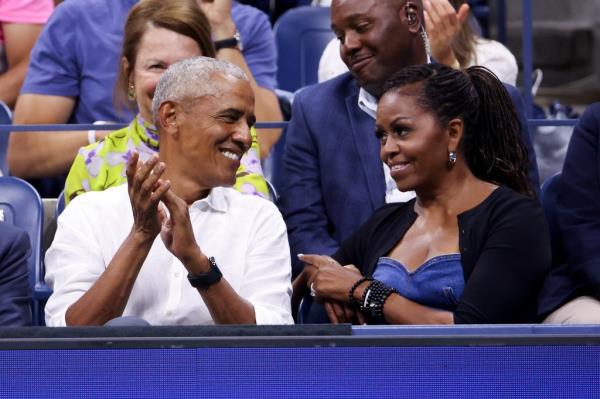 Barack and Michelle Obama.