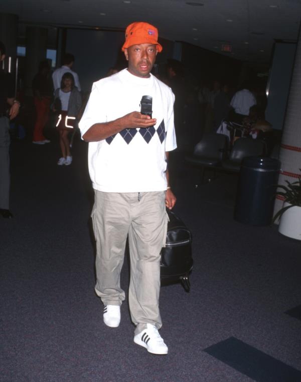 Russell Simmons at the Los Angeles Internatio<em></em>nal Airport on June 15, 1997.