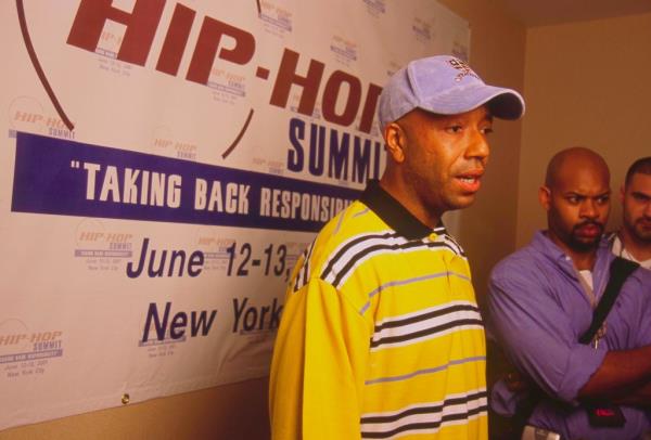 Russell Simmons at the Hip Hop Summit in New York in June 2001.