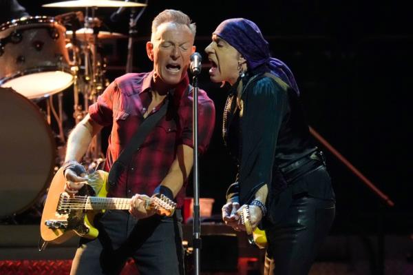 The nearly 3-hour show featured all of The Boss' greatest hits and featured his equally talented E Street Band minus Springsteen's wife, Patti Scialfa, who serves as an extra singer and guitarist. 