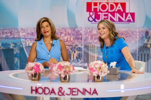 Hoda Kotb and Jenna Bush Hager on 