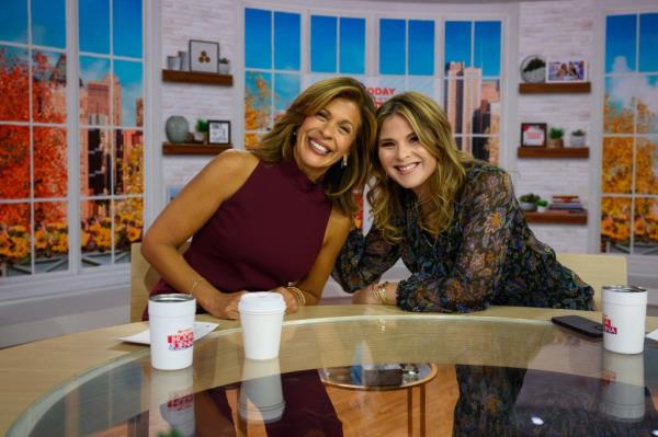 Hoda Kotb and Jenna Bush Hager on the 