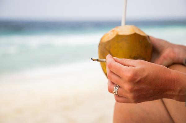 Pot on the beach