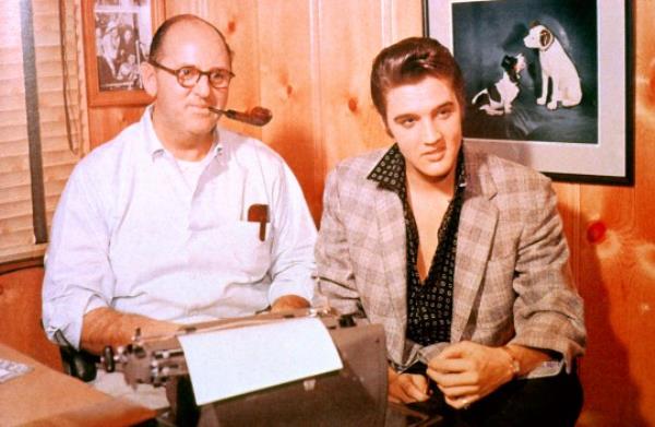 Photo of Colo<em></em>nel Tom PARKER and Elvis PRESLEY