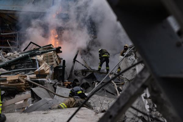 Firefighters in Ukraine