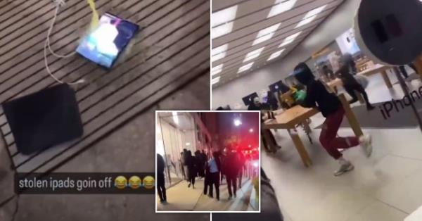 Thieves who made off with iPho<em></em>nes and iPads from an Apple Store in Philadelphia were dismayed to find the devices disabled