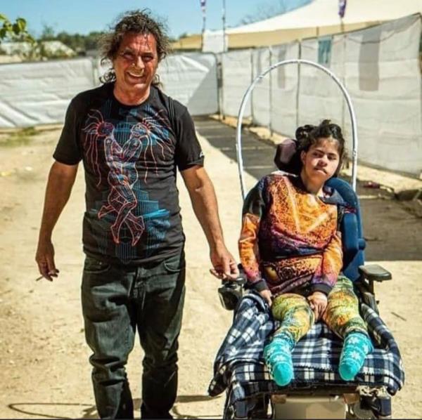 Erick Peretz and disabled daughter Ruth