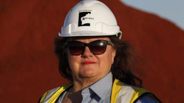 *FILE PIX* Billio<em></em>naire Gina Rinehart, chairman of Hancock Prospecting Pty, stands for a photograph during a tour of the company's Roy Hill Mine operations under co<em></em>nstruction in the Pilbara region, Western Australia. Picture: NCA NewsWire / Phil Gostelow