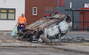 Residents wakes up to the aftermath of Sunday's Riots in Middlesbrough