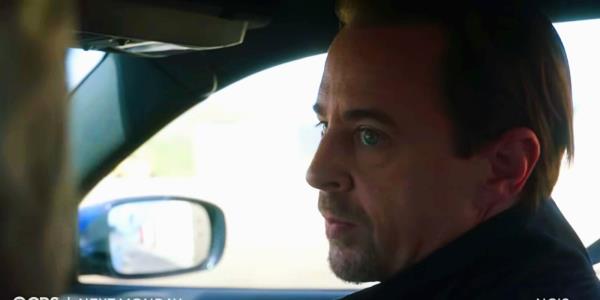 Sean Murray as Tim McGee riding in a car in NCIS