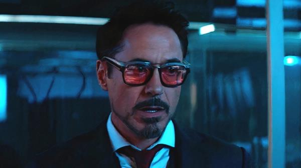 Tony Stark wearing smart Glasses