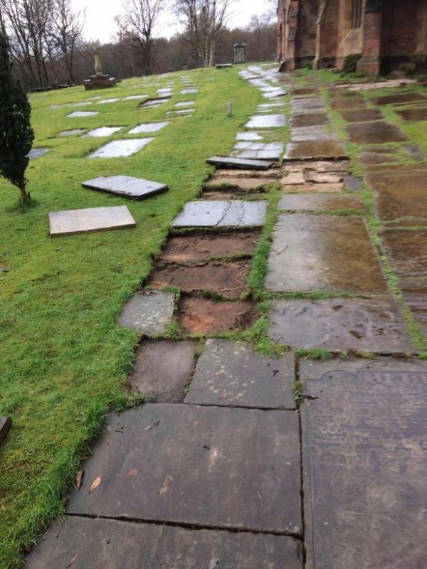 A similar incident occurred two years ago at Grade I-listed St Mary's Church in Prestwich, near to wher<em></em>e the woman lives