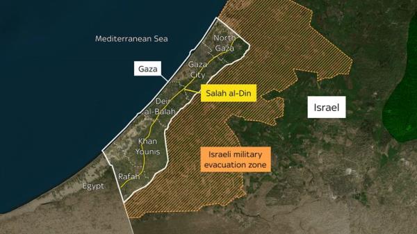 Salah al-Din is the main road co<em></em>nnecting the north to the south