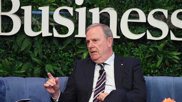 Nine chairman Peter Costello said me<em></em>ta should be subject to improved government regulation.