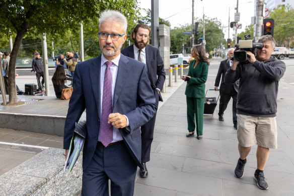 Maurice Blackburn lawyer Josh Bornstein (left).